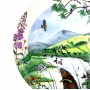 Декоративная тарелка Панорама реки, На берегу озера, Wedgwood, фарфор. Англия
