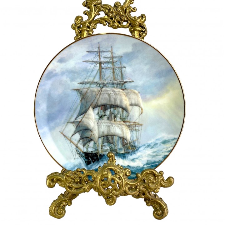 Декоративная тарелка Морская ведьма, владычица океанов, George. США