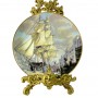 Декоративная тарелка Восточный, Великие корабли-клиперы, Franclin Pircelain. Франция