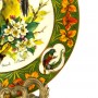 Декоративная тарелка Дятлы между яблоневых цветов, Schrinding Bavaria. Германия