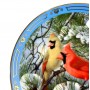 Декоративная тарелка Красный кардинал