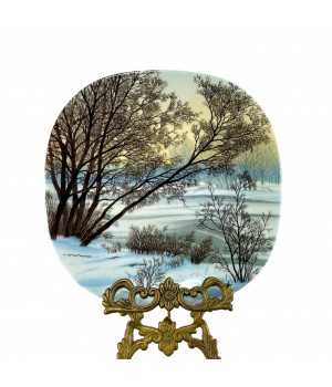 Декоративная тарелка Зима, Konigszelt Bayern. Германия