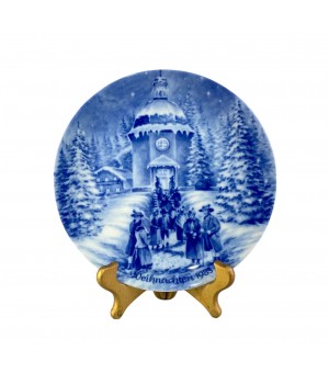 Декоративная тарелка Рождество 1983 год. Германия