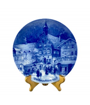 Декоративная тарелка Рождество 1993 год. Германия