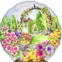 Декоративная тарелка Тайный сад, Голубятня, Royal Albert. Англия