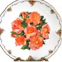 Декоративная тарелка Красные розы, Елизавета Гламисская, Royal Albert. Англия