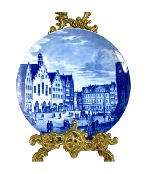 Декоративная тарелка Германский кредитный институт, Furstenberg. Германия