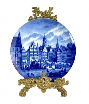 Декоративная тарелка Германский кредитный институт, Furstenberg. Германия