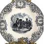 Декоративная тарелка Наполеон, Сражение при Монтро, 18 февраля 1814 г.