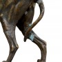 Статуэтка винтажная Собака, Итальянская борзая Лавретка, охота, бронза