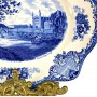 Блюдо Old Britain Castles, Johnson Bros, синее. Англия