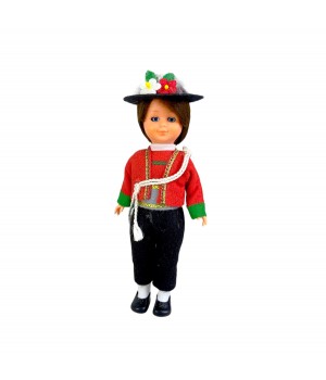 Кукла, винтажная в национальном костюме. Германия