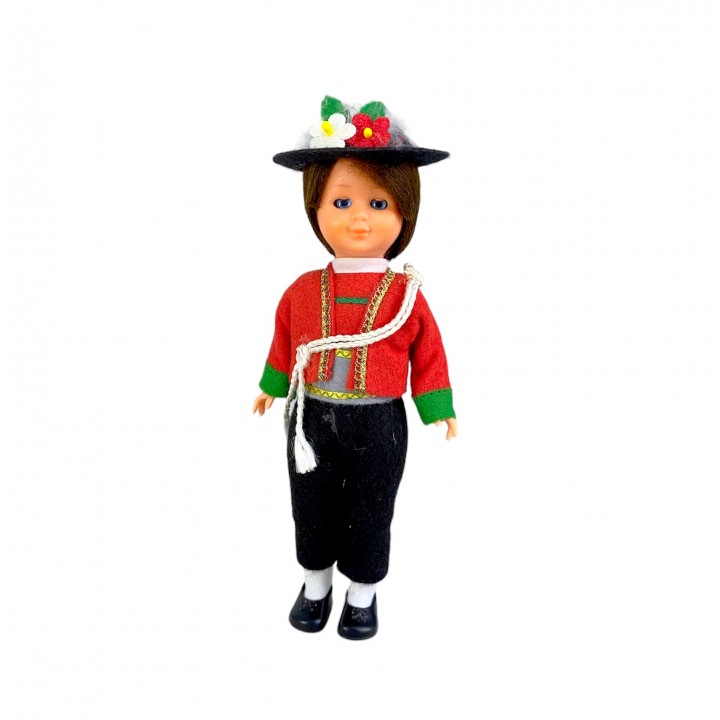 Кукла, винтажная в национальном костюме. Германия