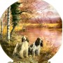 Декоративная тарелка Sporting Dogs, Coalport. Англия