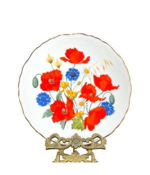 Декоративная тарелка Кукуруза и маки, Royal Albert. Англия