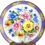  Декоративная тарелка Цветы Китая. США