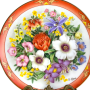  Декоративная тарелка Цветы Австралии. США