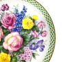  Декоративная тарелка Цветы Англии. США