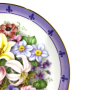  Декоративная тарелка Цветы Франции. США