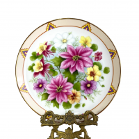  Декоративная тарелка Цветы Мексики. США