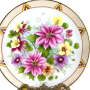  Декоративная тарелка Цветы Мексики. США