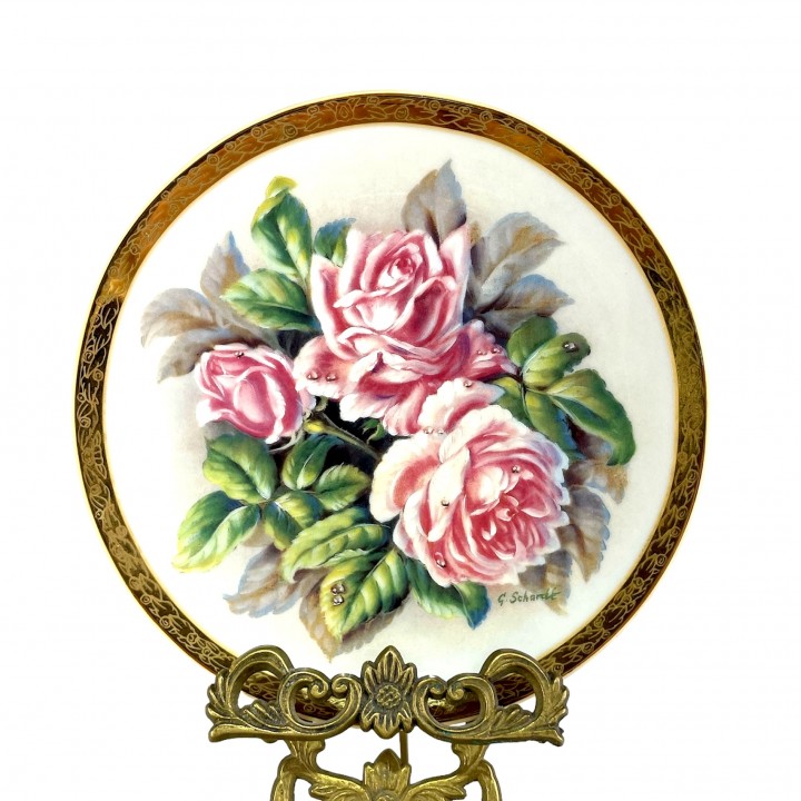 Декоративная тарелка Fantin Latour, Фантен Латур, Furstenberg. Германия