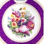  Декоративная тарелка Bouquet Eugenie, Букет Евгении, Limoges Porcellain, Лимож. Франция