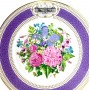  Декоративная тарелка Victorian Bouquet, Chelsea Flower Show Plate, Royal Albert. Англия