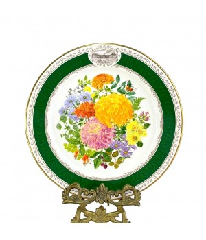 Декоративная тарелка Chelsea Autumn Glory, Chelsea Flower Show Plate, Royal Albert. Англия