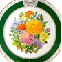 Декоративная тарелка Chelsea Autumn Glory, Chelsea Flower Show Plate, Royal Albert. Англия