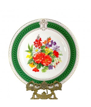 Декоративная тарелка Royal Birthday Bouquet, Royal Albert. Англия