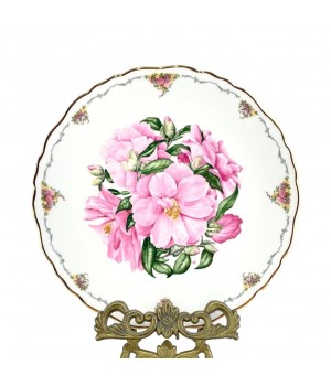 Декоративная тарелка Camellia, Роза Камелия, Royal Albert. Англия