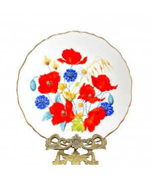 Декоративная тарелка Кукуруза и маки, Royal Albert. Англия