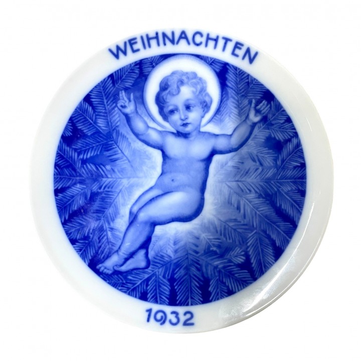 Декоративная тарелка Рождество 1932 года, Rosenthal. Германия