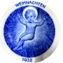 Декоративная тарелка Рождество 1932 года, Rosenthal. Германия