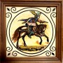 Изразец керамический Всадник на коне. Голландия