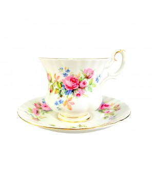 Кофейная пара Moss Rose, Royal Albert. Англия