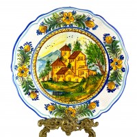 Декоративная тарелка Фазенда. Италия