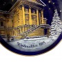  Декоративная тарелка Рождество 1985 год, Linder. Германия
