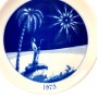  Декоративная тарелка 1973 год, Рождество. Норвегия