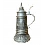 Пивная кружка, большая, оловянная, Влюбленная пара WMF. Германия