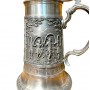  Кружка пивная, оловянная Праздник, SKS. Германия