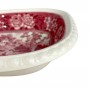 Салатник квадратный Villeroy Boch, Rusticana, красная. Германия