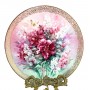  Декоративная тарелка Цветы, Гибискусы, Lena Liu. США