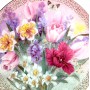  Декоративная тарелка Цветы, Ансамбль Тюльпанов, Lena Liu. США