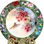 Декоративная тарелка Птицы Рыжая Колибри, George, Lena Liu. США