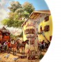 Декоративная тарелка Прибытие дилижанса, Seltmann Weiden. Германия
