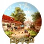 Декоративная тарелка Свадьба фермера, Seltmann Weiden. Германия