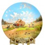  Декоративная тарелка Время сбора урожая, Seltmann Weiden. Германия