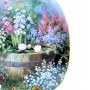 Декоративная тарелка Цветы у водяной лилии, Royal Goedewaagen. Голландия